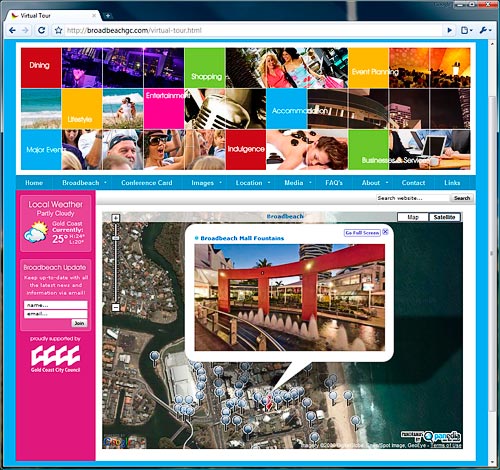 Broadbeach Virtual Tour Map